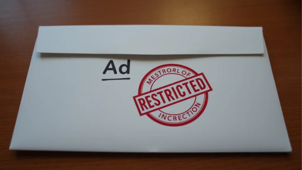 A white envelope labeled 