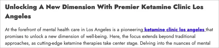 Unlocking A New Dimension With Premier Ketamine Clinic Los Angeles: This leading ketamine clinic in Los Angeles offers innovative mental health care, emphasizing cutting-edge ketamine therapy to transform patients' lives. - Ketamine