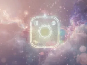 A glowing square with a circle in the middle and stars in the sky, perfect for showcasing creativity or highlighting your Instagram marketing as a unique visual marketing channel. - Ketamine
